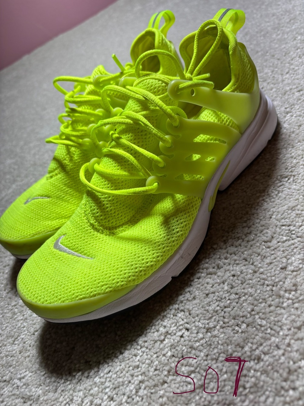 Nike Presto Casual Shoes in Green/Volt Size 6.0 | Lace by Nike Sz 7 Women’s